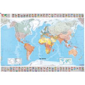 Michelin Map The World 13701 (Laminated, Rolled) (Maps/Wall (Michelin))
