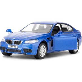 Die-Casting Alloy Toy Car, 1/36 Scale BMW M5 Model Car, Toy Car with Pull Back Function, Suitable for Collecting Decorative Model Toys, Car Gift for Boys and Girls (White)