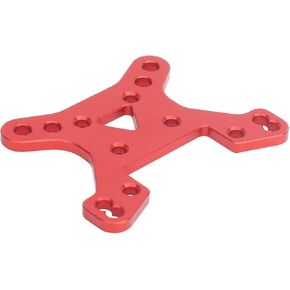Shock Absorber Plate, Perfect Size Shock Tower Damper Aluminum Alloy Rear/Front Shock Tower for Rc Car Spare Parts for Wltoys 144001 1/14(Red R)