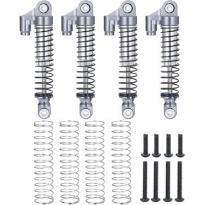 MOHERO 56mm RC Shocks Absorber Adjustable Damper for 1/18 TRX4M RC Crawler Car Upgrade Parts (Titanium)