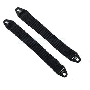 Suspension Damper Travel Limit Straps 100mm for Axial AX10 AX-10 Ridgecrest Crawler EXO SCX10 Wraith XR10 Yeti Vaterra Ascender K5 Blazer - Grey