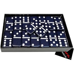 Omura Games | Double 6 Standard Dominoes | Color: Midnight Blue in Saudi Arabia