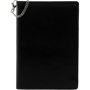 Time Resistance Leather Journal with 320 Lined Pages A5 Notebook and Bookmark - Italian Handmade Notepad - Gift Box Included