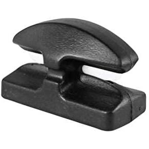 Patented Ceramic Flat Mountable Quick Thread, Yarn & Embroidery Floss Cutter - Black