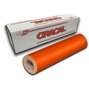 Oracal 631 Exhibition Cal Matte Finish - 12" x 10ft - Orange 034