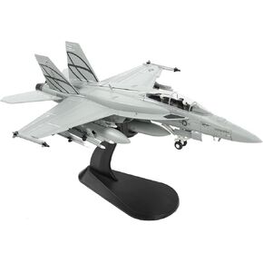 F/A-18F Super Hornet 1/72 Metal Airplane Model Kits with Stand VFA-103 Jolly Rogers Diecast Alloy Attack Jet Replica PreBuild Military Aircraft Collection for Display or Gift