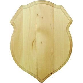 Walnut Hollow Basswood Shield Plaque, 12 by 16-Inch (38824)