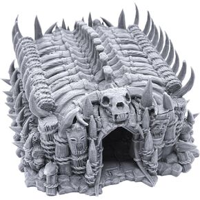 EnderToys Tribal House by Printable Scenery, 3D Printed Tabletop RPG Scenery and Wargame Terrain 28mm Miniatures