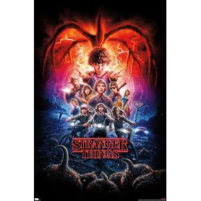 Trends International Netflix Stranger Things: Season 2 - One Sheet Wall Poster, 22.375" x 34", Premium Unframed Version