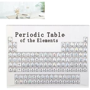 الجدول الدوري للعناصر لمحبي العلوم، الجدول الدوري الاكريليك 17xx 13 × 3 سم الاكريليك عرض موقف العناصر الكيميائية الاكريليك الأسود الأبجدية الجدول الدوري عرض التدريس لديكور المنزل in Kuwait