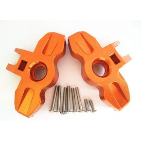 Aluminum Front Axle Carrier Steering Knuckle Arm for TRAXXAS 1/7 Unlimited Desert Racer UDR - Orange