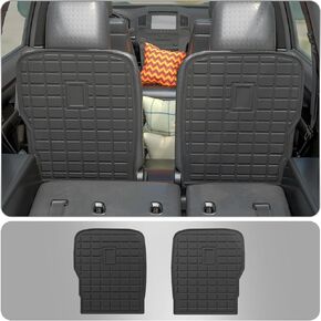 Cargo Mat Compatible with 2020-2024 Kia Telluride Trunk Mat Cargo Liner Trunk Liner TPE All Weather Back Seat Cover Protector 2023 Telluride Accessories (Trunk Mat with Backrest Mat)