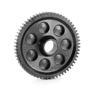 Steel 61T Spur Gear M0.8/32P for Arrma 1/10 Gorgon 4X2 Mega 550 Brushed Monster Truck Upgrade Parts (Replace ARA3230)