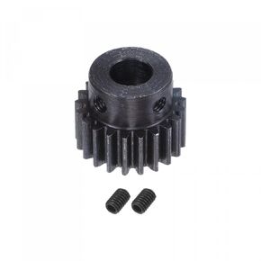 uxcell 1Mod 21T Pinion Gear 8mm Bore Hardened Steel Motor Rack Spur Gear with Step for RC Car Truck Buggy Gear Drive