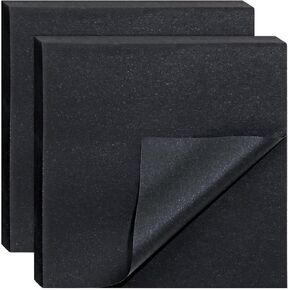 Mini Skater 2 Pack Kraft Paper Sticky Notes 7.5x7.5cm Self-Stick Blank Book Tabs Paper Markers Sticky Notes Pad 100 Sheets Index Sticker (Gray)