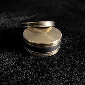 blue-ther M-Box by Jimmy Fan (Half Dollar Size) Magic Tricks Coin Appear Vanish Magia Magician Close Up Illusions Gimmick Props Mentalism