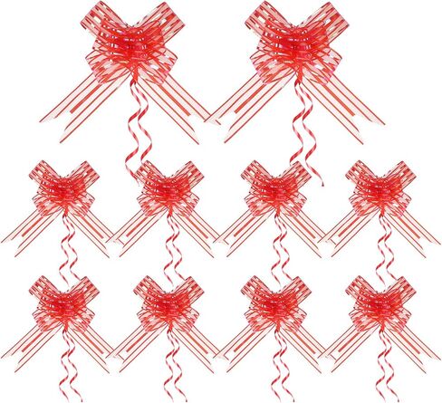 Wrapping Bows and Ribbons for Gift Large Pull Bows Presents Decoration Baskets Wrap A12-30pcs-Yellow in Kuwait
