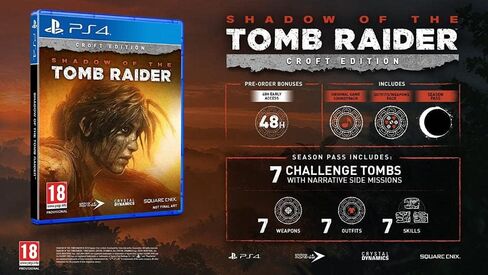 Shadow of the Tomb Raider (Croft Steelbook Edition) - PlayStation 4 in Saudi Arabia