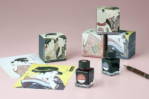 Nakabayashi TFPI-WD42-11 حبر قلم حبر TACCIA، صبغ مائي، حبر Ukiyo-e، Hiroshige Utagawa NakaPurple in Kuwait