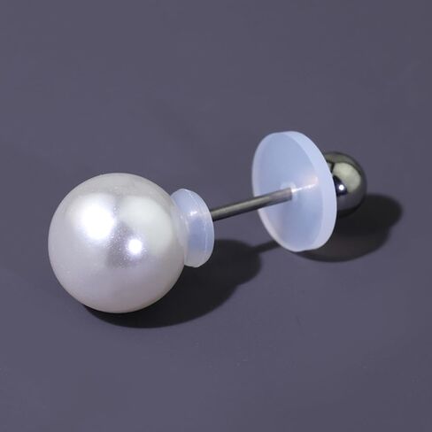 0.47 Inch Silicone Earring Backs Stoppers for Piercings, Clear Discs, 12mm, Non-Pull Stabilizer Pads for Healing Earlobe Support Patches (100 pcs) in Saudi Arabia