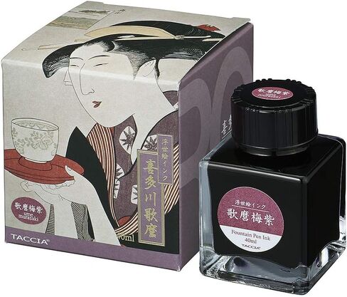 Nakabayashi TFPI-WD42-11 حبر قلم حبر TACCIA، صبغ مائي، حبر Ukiyo-e، Hiroshige Utagawa NakaPurple in Kuwait