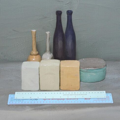 Operitacx 2pcs Pottery Ruler Clay Craft Clay Ruler Shrinkage Clay Ruler Clay Sculptures Supplies Clay Scale Ruler Ceramic Measure Clay Ruler Clay Craft Supply in Saudi Arabia