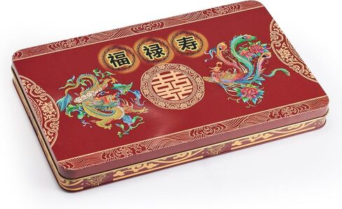 مجموعة ألعاب ماجونج الأمريكية 174 أكريليك أخضر 26 مم مجموعة ألعاب ماجونج الأمريكية تتضمن 174 بلاطة ماجونج، صندوق ماجونج، 4 رفوف ماجونج، تعليمات اللعبة و3 نرد in Kuwait