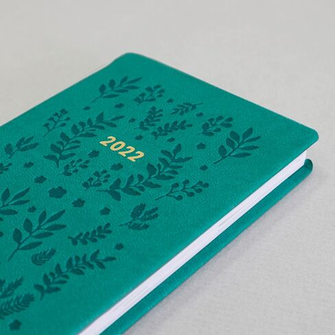 Letts of London Woodland 2025 Weekly Planner, 12 Months, January to December, Sewn Binding, Medium Pocket, 5.875" x 3.125", Multilingual, Green (C082173-25) in Kuwait