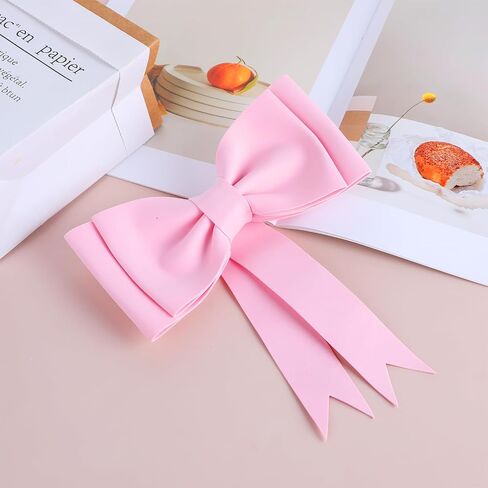 Bow Cake Topper, Oversized Pink Bow Birthday Cake Toppers Bow Cake Decoration Princess Cake Topper Wedding Cake Toppers Cake Decorating Kit for Girl Birthday Wedding Party Cake Decorations Supplies in Saudi Arabia