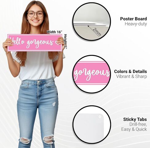 لافتة الشارع المرحة من Ur Mom's St مقاس 15.24 سم × 38.1 سم - ديكور غرفة والدتك للفتيات المراهقات in Kuwait