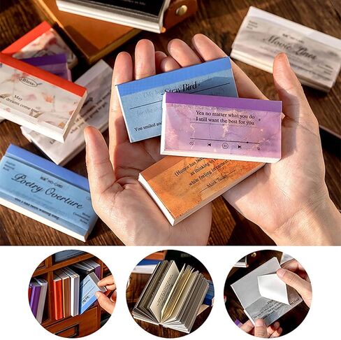 MAXLEAF 100 قطعة من كتاب ورقي للملاحظات والاقتباسات من MAXLEAF، ورق تزيين لعبارات الاقتباس الشهيرة العتيقة لمجلات القصاصات والمجلات اليدوية والتقويمات in Kuwait