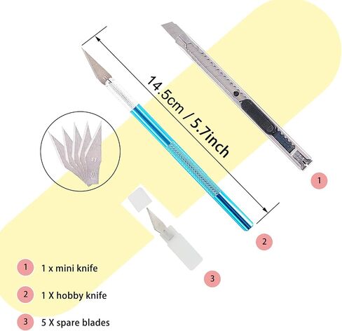 44Pcs Gundam Model Tools Kit Gunpla Tool Model Hobby Tool Kits Bandai Tool Gundam Modeler Basic Tools for Hobby Model Building Making Assembling in Saudi Arabia