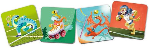 Ravensburger Dinosaur Sports Memory Game for Girls & Boys Ages 3 to 5–A Fun & Fast Dino Memory Game in Saudi Arabia