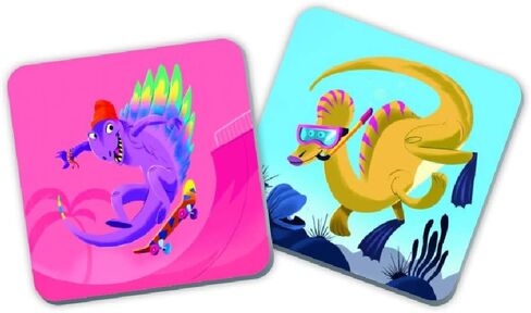 Ravensburger Dinosaur Sports Memory Game for Girls & Boys Ages 3 to 5–A Fun & Fast Dino Memory Game in Saudi Arabia