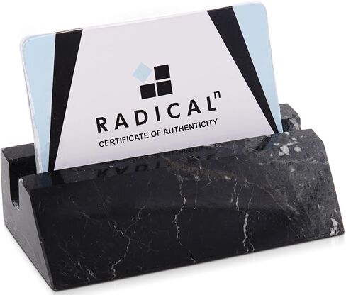 Radicaln Marble Business Card Holder Black 4" Handmade Card Holder For Office Supplies - Credit Card Holder Best For Office Décor, Office Organizer, Office Supplies & ID Card Holder in Kuwait