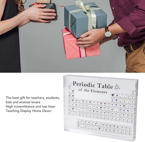 الجدول الدوري للعناصر لمحبي العلوم، الجدول الدوري الاكريليك 17xx 13 × 3 سم الاكريليك عرض موقف العناصر الكيميائية الاكريليك الأسود الأبجدية الجدول الدوري عرض التدريس لديكور المنزل in Kuwait