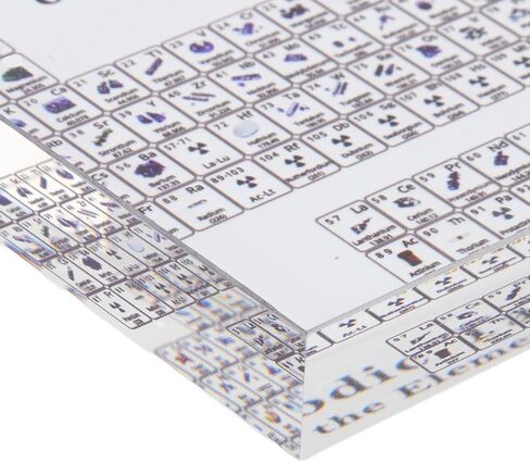 الجدول الدوري للعناصر لمحبي العلوم، الجدول الدوري الاكريليك 17xx 13 × 3 سم الاكريليك عرض موقف العناصر الكيميائية الاكريليك الأسود الأبجدية الجدول الدوري عرض التدريس لديكور المنزل in Kuwait