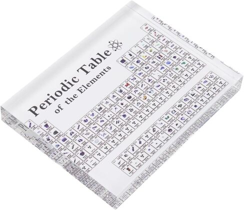 الجدول الدوري للعناصر لمحبي العلوم، الجدول الدوري الاكريليك 17xx 13 × 3 سم الاكريليك عرض موقف العناصر الكيميائية الاكريليك الأسود الأبجدية الجدول الدوري عرض التدريس لديكور المنزل in Kuwait