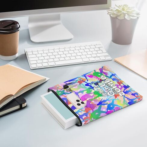 Funny Zumba Book Lovers Gifts Book Sleeve Zumba Gifts for Women Book Pouch Book Protector with Front Pocket Zumba Dance Fitness Gift for Girl Sister Birthday Christmas Book Accessories Book Club Gifts in Saudi Arabia