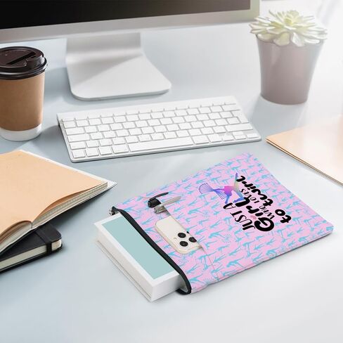 Funny Zumba Book Lovers Gifts Book Sleeve Zumba Gifts for Women Book Pouch Book Protector with Front Pocket Zumba Dance Fitness Gift for Girl Sister Birthday Christmas Book Accessories Book Club Gifts in Saudi Arabia