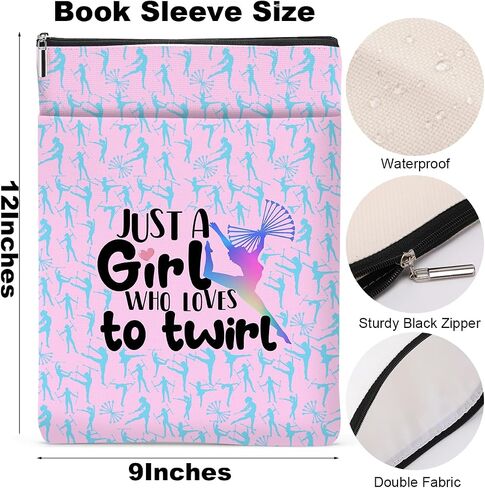Funny Zumba Book Lovers Gifts Book Sleeve Zumba Gifts for Women Book Pouch Book Protector with Front Pocket Zumba Dance Fitness Gift for Girl Sister Birthday Christmas Book Accessories Book Club Gifts in Saudi Arabia
