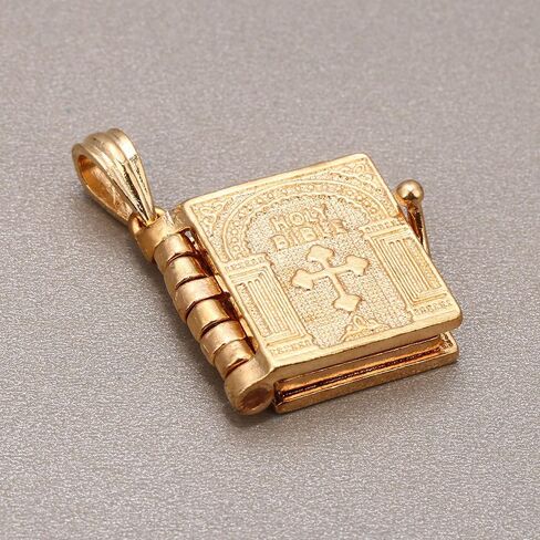 Bible Pendants Bless Christian Belief Bible Pendants Necklaces Religious Accessories Unique Hobbies Pendants Necklaces (2 pieces) in Saudi Arabia