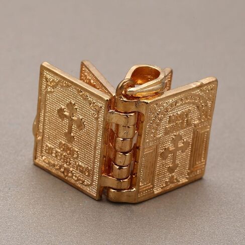 Bible Pendants Bless Christian Belief Bible Pendants Necklaces Religious Accessories Unique Hobbies Pendants Necklaces (2 pieces) in Saudi Arabia