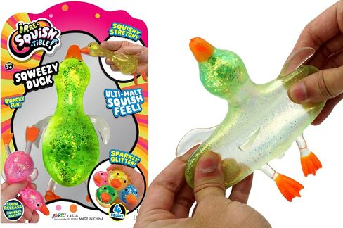 JA-RU Squishy Glitter Ducks (1 Stretchy Duck Toy) Kids Squishy Fidget Toys. Animal Stress Balls. Stress Relief Sensory Toys. Bulk Party Favors Easter Basket Stuffers. 4536-1s in Saudi Arabia