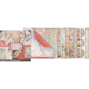 Stamperia International KFT Paper Sheets - Oriental Garden, 30.5 x 30.5 (12" x 12"), Multicoloured