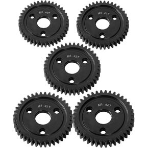 RC M1 35T 36T 37T 38T 39T Spur Gear Set Upgrades Part for TRAXXA ARRM A LOS1 HPI HOBAO,#45 Steel MOD 1 35T 36T 37T 38T 39T Gear Set,5PCS