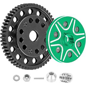 RCMYou RC 56T Slipper Clutch (0.8Mod) Transmission Gears Spur Gear Upgrades Part for 1/10 Slash 2wd VXL/Rustler 2wd VXL/Stampede 2wd VXL/Bandit 2wd VXL,56T Slipper Clutch,Red