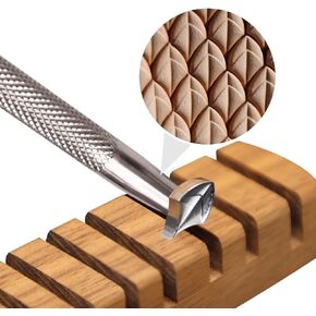 Leather Craft Stamping Tool,Dragon Scale Pattern Leather Craft Stamping Tool with 304 Stainless Steel #213