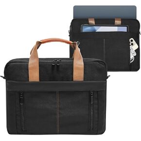 computer shoulder bag laptop case bag Compatible with Macbook Air Pro laptop bag Computer Travel Storage Bag Black (15-16 inch laptop bag)