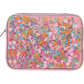 حقيبة كمبيوتر محمول معبأة في متجر فلاور شوب؛ كم كمبيوتر على الموضة للنساء والفتيات؛ مظهر عصري للسيدات في المدرسة والعمل والمنزل والسفر؛ لون القرنفل in Kuwait